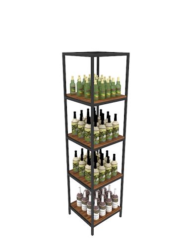 Fiona End cap Retail Store Racks Bespoke Retail displays