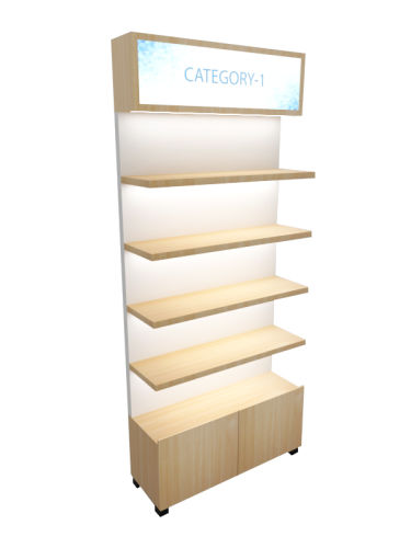 Cosmic wall unit Retail Store Racks Bespoke Retail displays