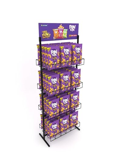 Basket free standing unit plastic (Acrylic)s displays Stand Product gondola Stands plastic (Acrylic) gondola Stand