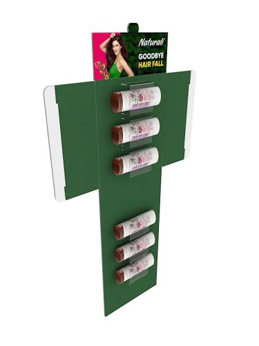 Parasite cum box Product shelves Stands Flat Pack Modular Pop shelves That Cut Down Cost By 50