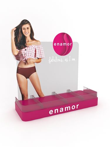 Devine premium ctu Product shelves Stands Flat Pack Modular Pop shelves That Cut Down Cost By 50