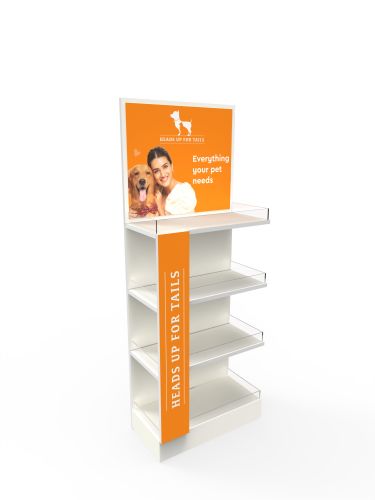 007 floor standing product display Lite Bespoke Retail racks High End displays Bespoke Retail displays
