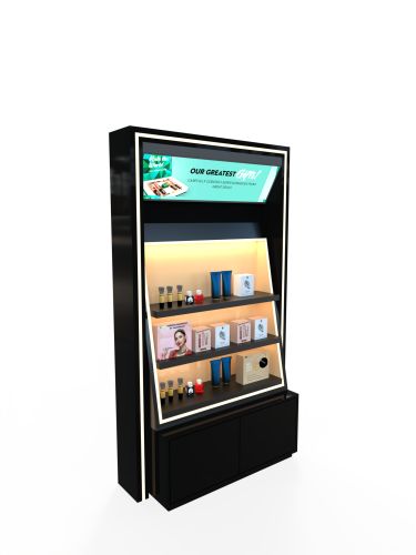 Bedelia wall rack Showroom displays plastic (Acrylic) gondola Stand