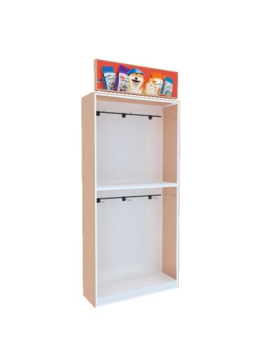 Pedigree wall display Showroom fixtures Marketing Pos Stands