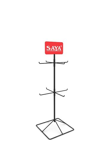 K Spin counter top 2 ROW Product gondola Stands plastic (Acrylic) gondola Stand