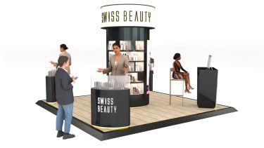 cosmetic kiosk plastic (Acrylic) gondola Stand Mall kiosk plastic (Acrylic) gondola Stand