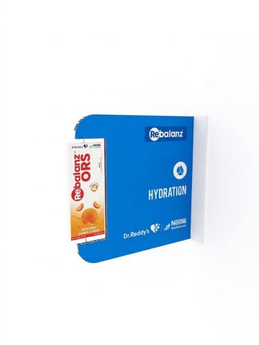 Rotating Cutout Flange Promotional shelves Flat Pack Modular Pop shelves That Cut Down Cost By 50