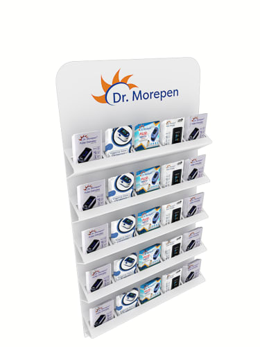 Pamphlet holder standee Promotional shelf Maximizing Retail Success With Effective Promo Table And Standee Flex shelfs