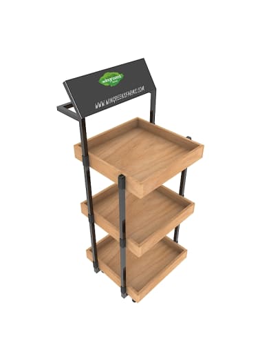 Sampling Trolley Specialized racks Collapsible Pos racks