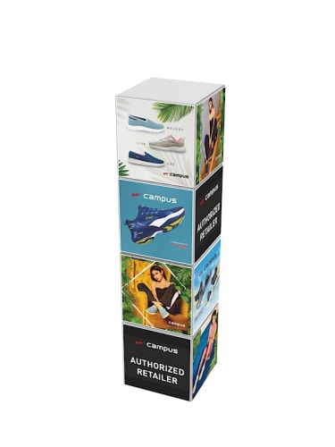 Magic box shelf Promotional shelf Maximizing Retail Success With Effective Promo Table And Standee Flex shelfs