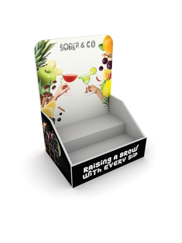 Crazy counter display unit Product gondola Stands Printing At Its Best using UV-processed Printing