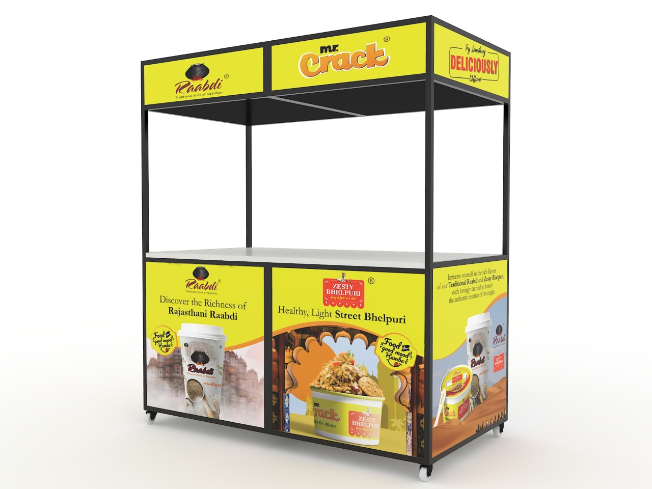 Profold Foldable Cart (5.5 X 3Ft) Custom Branding