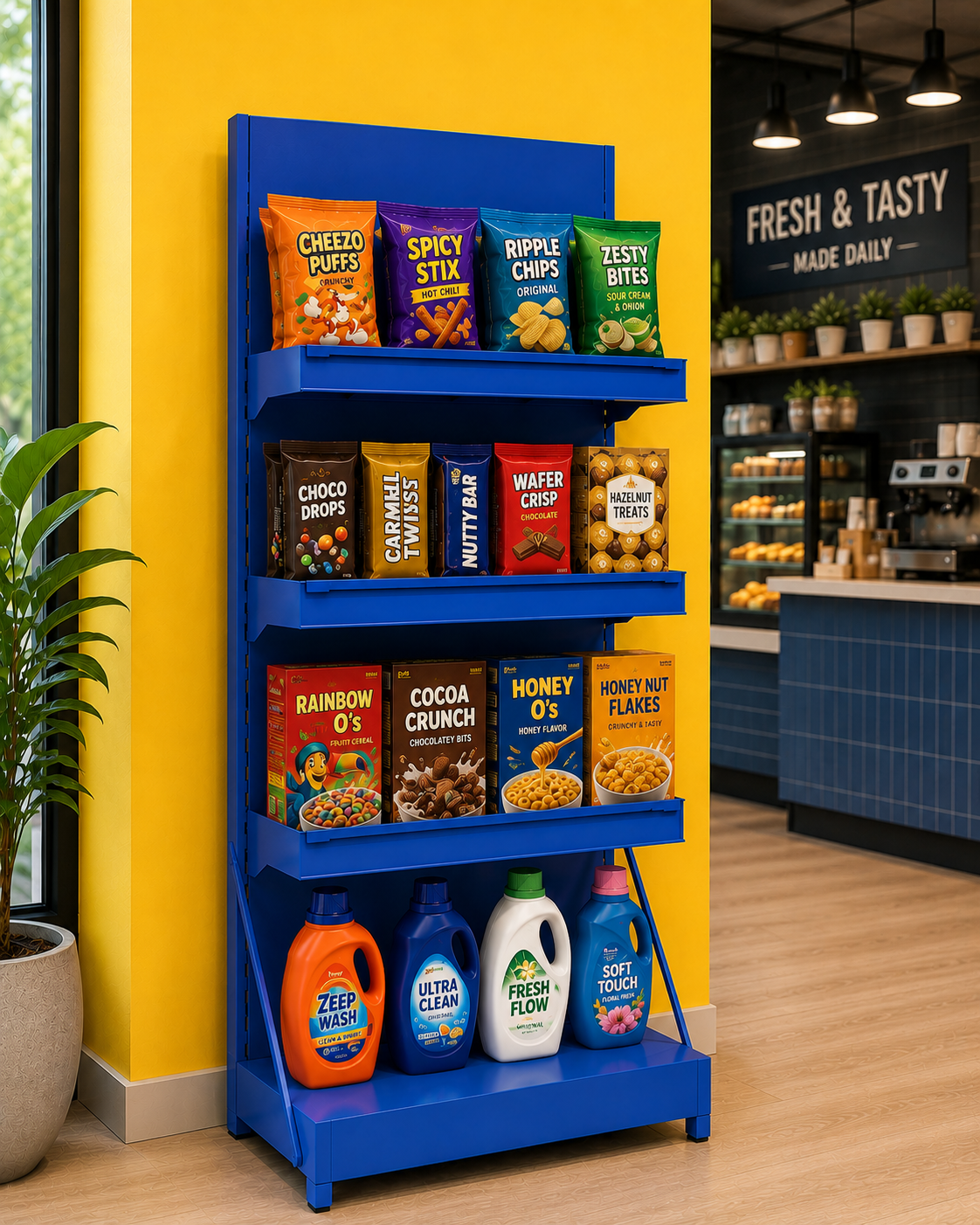 Fast Rack 3 Shelves 5X2Ft | Foldable, Modular, Tool Free