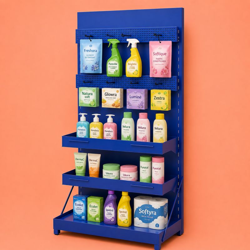 Fast Rack 2 Shelves 2 Hook Panels 5X2 Ft