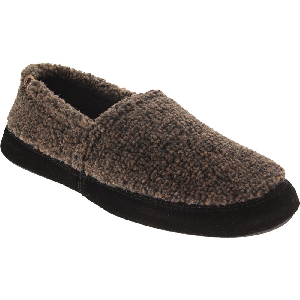 Acorn Moc Slippers - Mens Grey