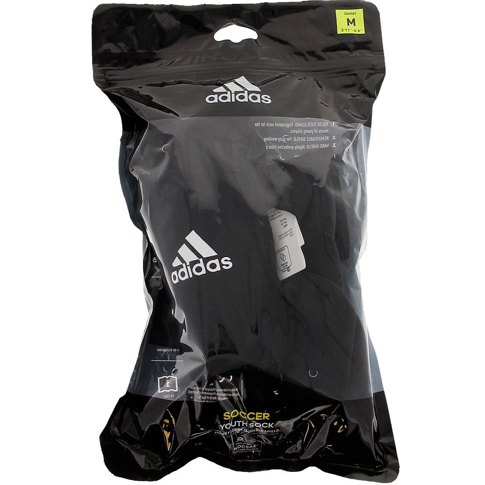 Adidas Youth Sock Guard Shin Guards Black View 3