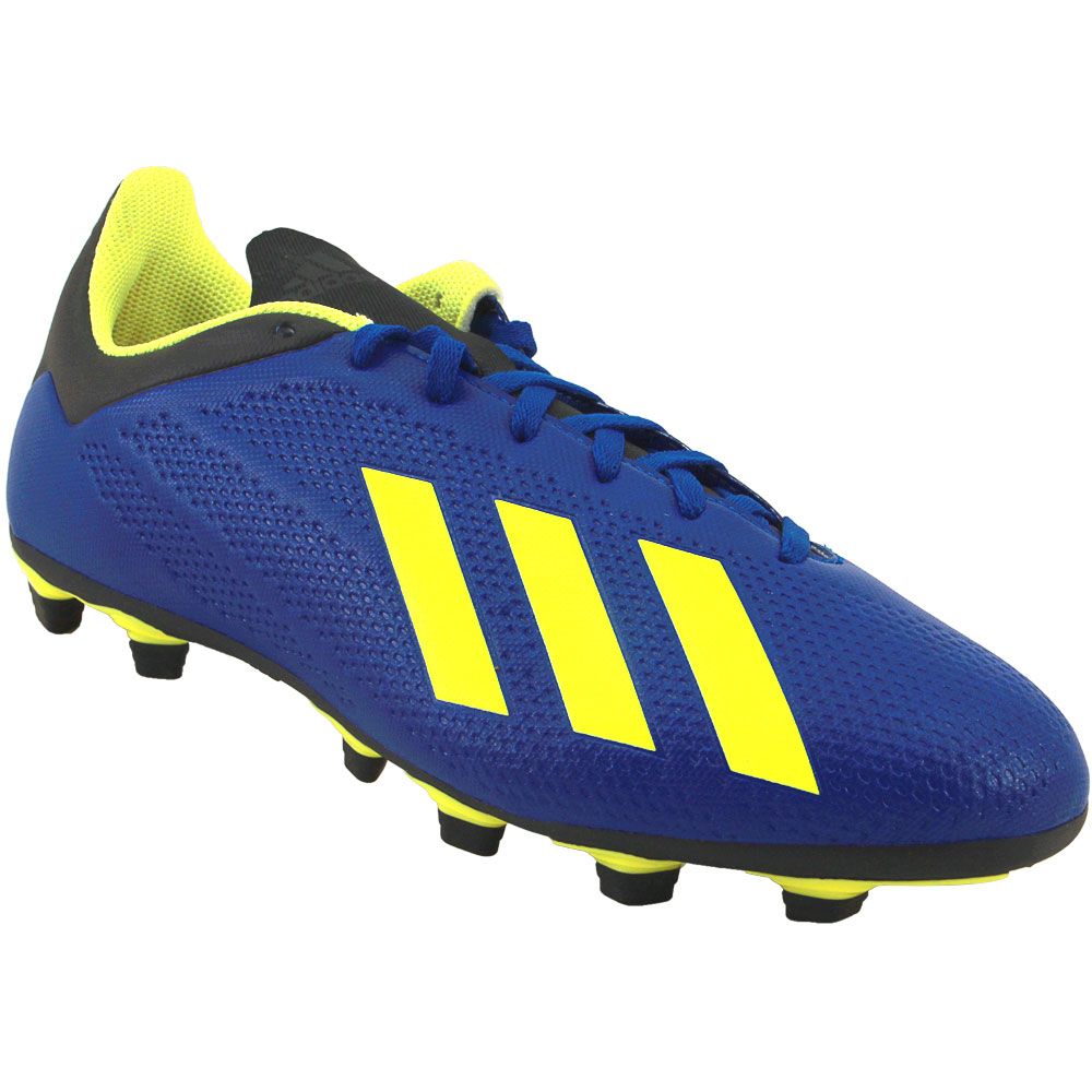 Adidas X 18 4 FG Outdoor Soccer Cleats - Mens Blue