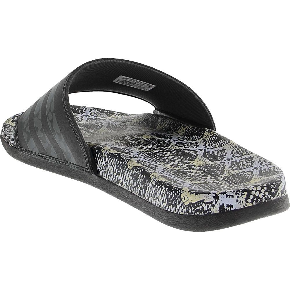 Adidas Adilette Comfort Womens Slide Sandals Black Back View