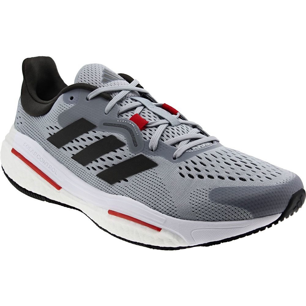 Adidas Solar Control M Running Shoes - Mens Silver Black Scarlet