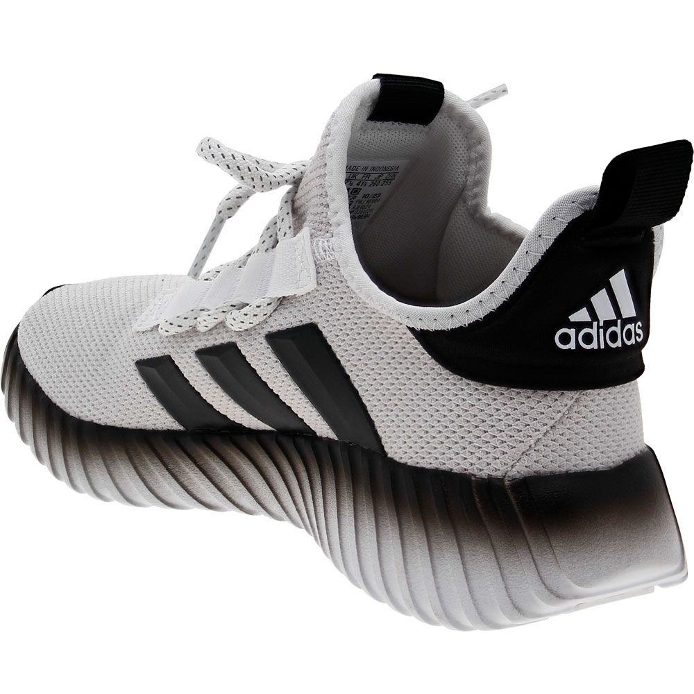 Adidas Kaptir 3 Lifestyle Running Shoes - Mens White Black Back View