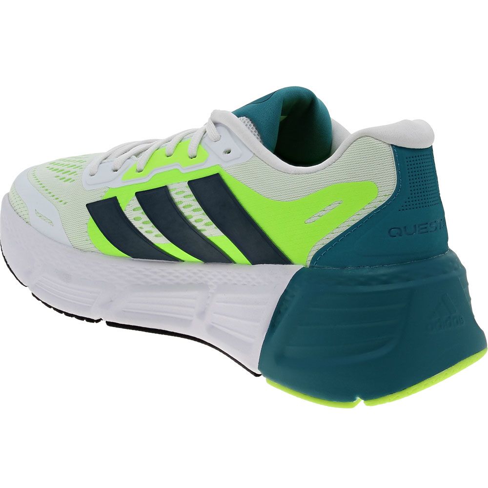 Adidas Questar 2 Running Shoes - Mens White Arctic Night Back View