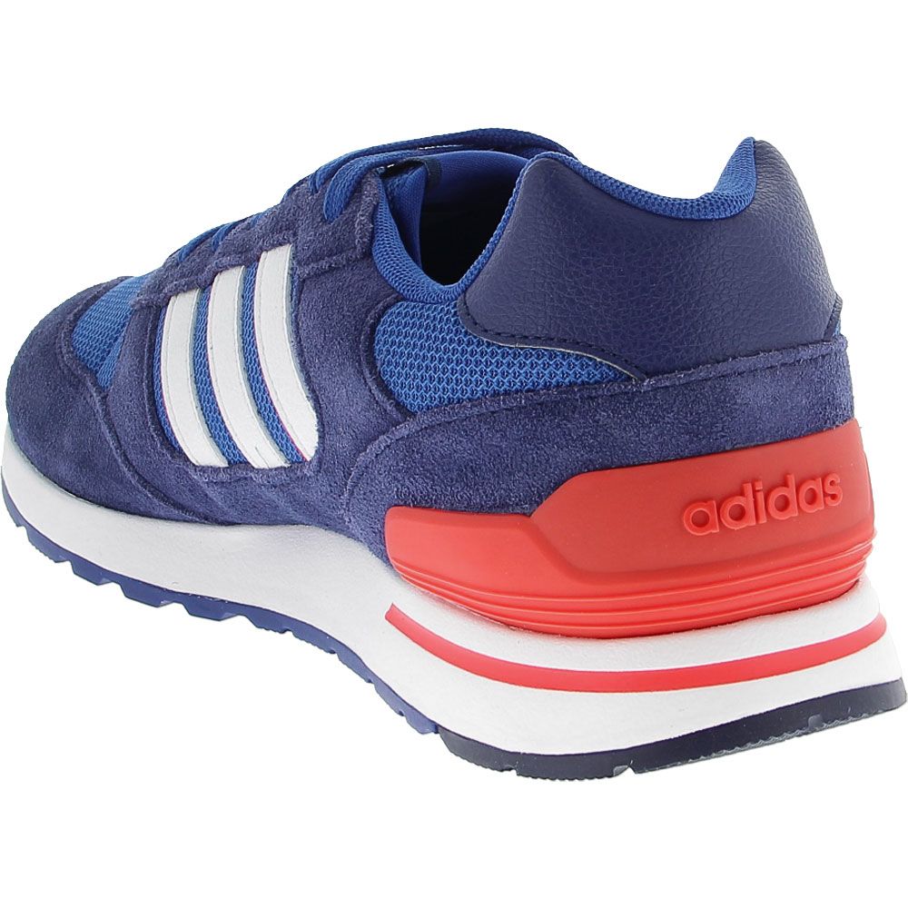 Adidas Run 80s Lifestyle Running Shoes - Mens Blue Back View