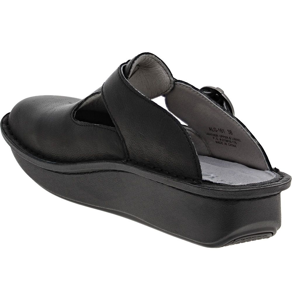 Alegria Classic Clogs Casual Shoes - Womens Black Black Black Back View