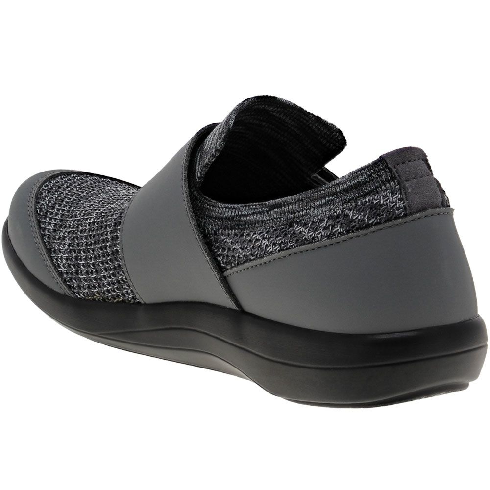 Alegria Dasher Walking Shoes - Womens Charcoal Back View