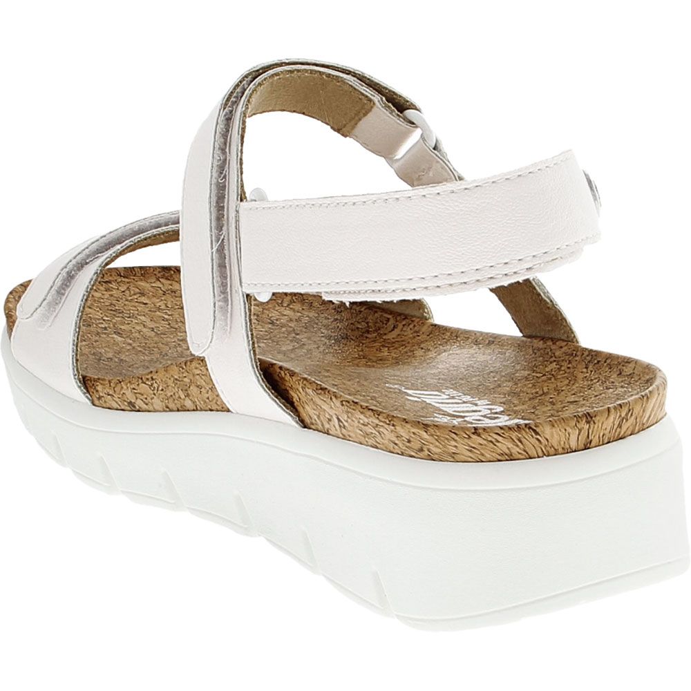 Alegria Henna Sandals - Womens White Back View