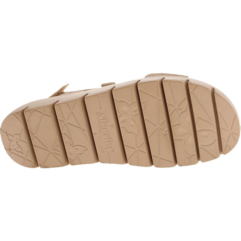 Alegria Henna Sandal - Womens Sand Sole View