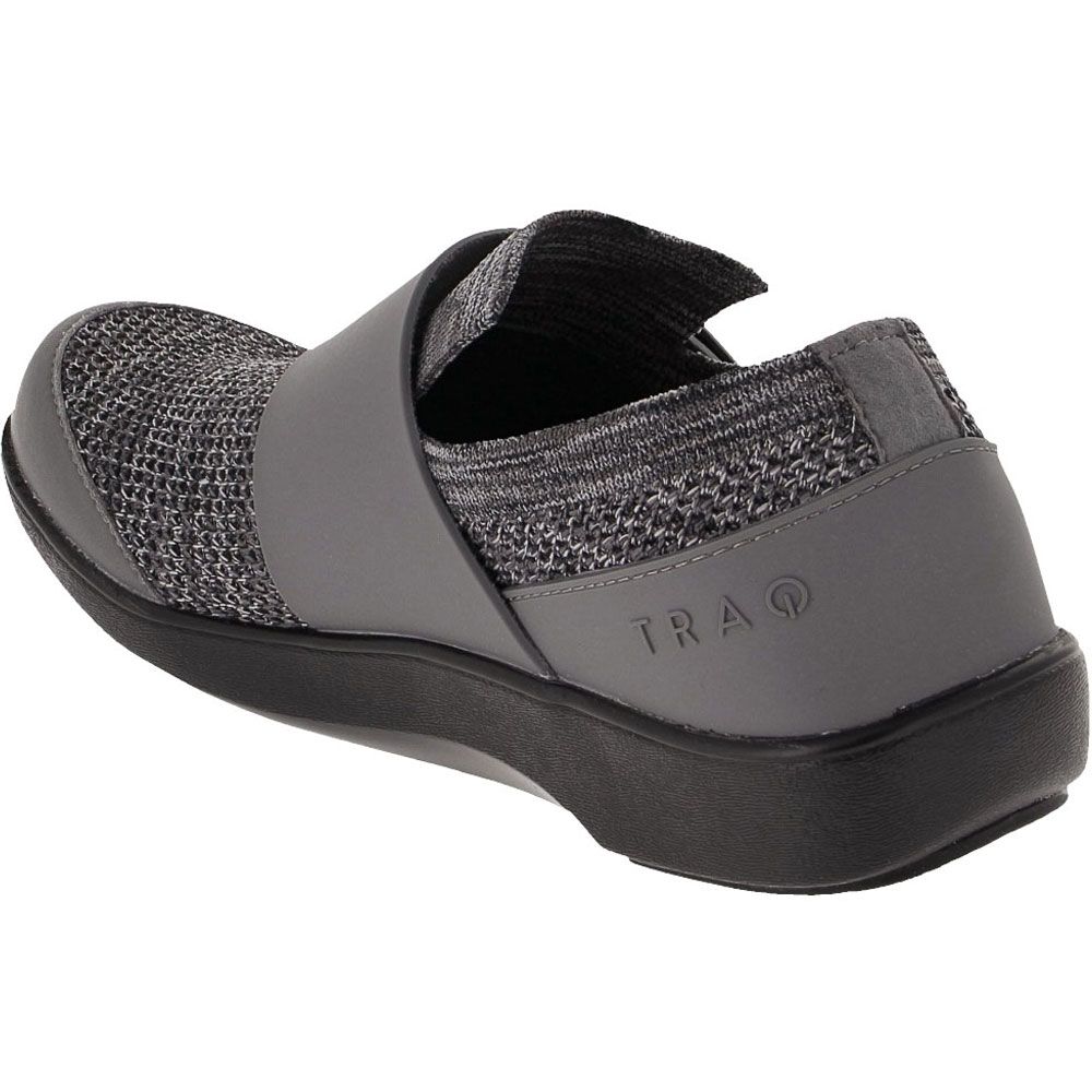 Alegria Qwik Walking Shoes - Womens Charcoal Back View