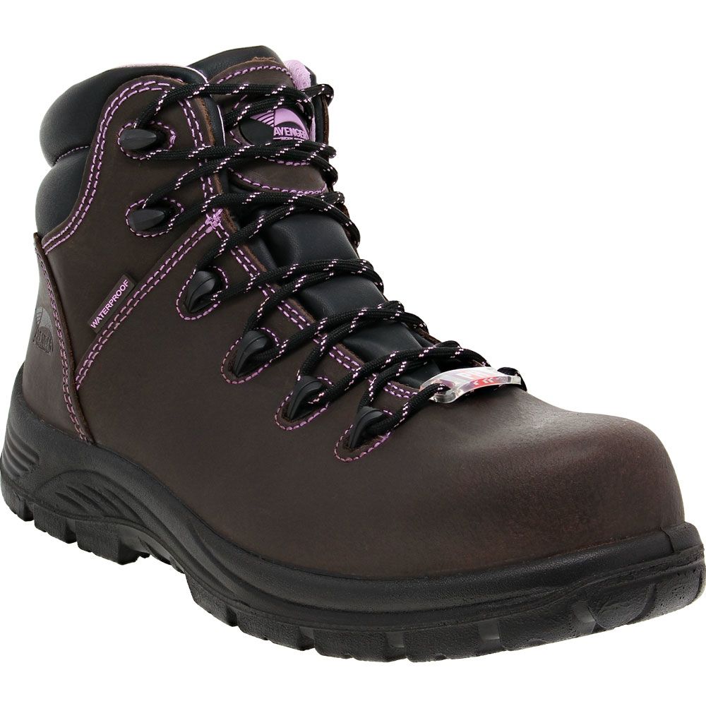 Avenger Safety Footwear 7123 EH Work Boot Brown