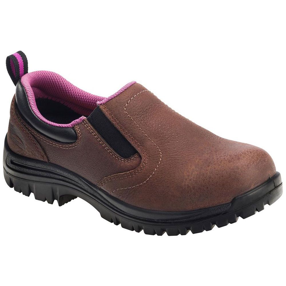 Avenger Work Boots 7165 Composite Toe Work Shoes - Womens Brown