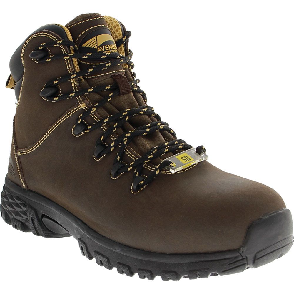 Avenger Work Boots Flight Safety Toe Work Boots - Womens Brown