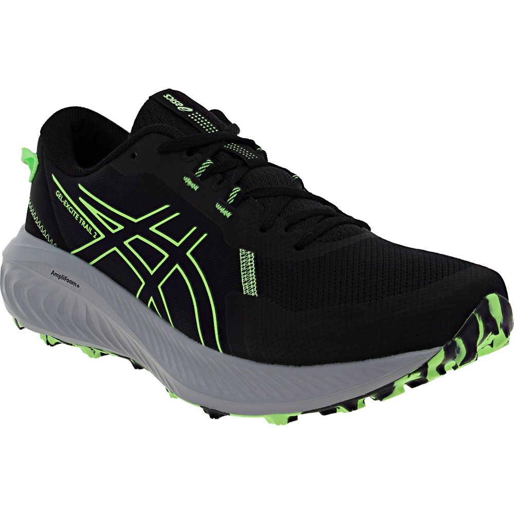 ASICS Gel Excite Trail 2 Trail Running Shoes - Mens Black Illuminate Green