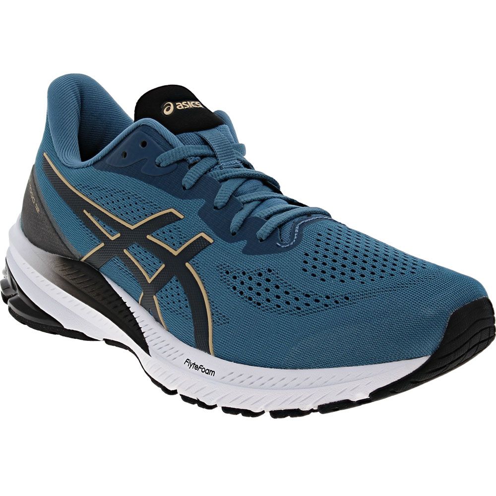 ASICS Gt 1000 12 Running Shoes - Mens Storm Blue Dune