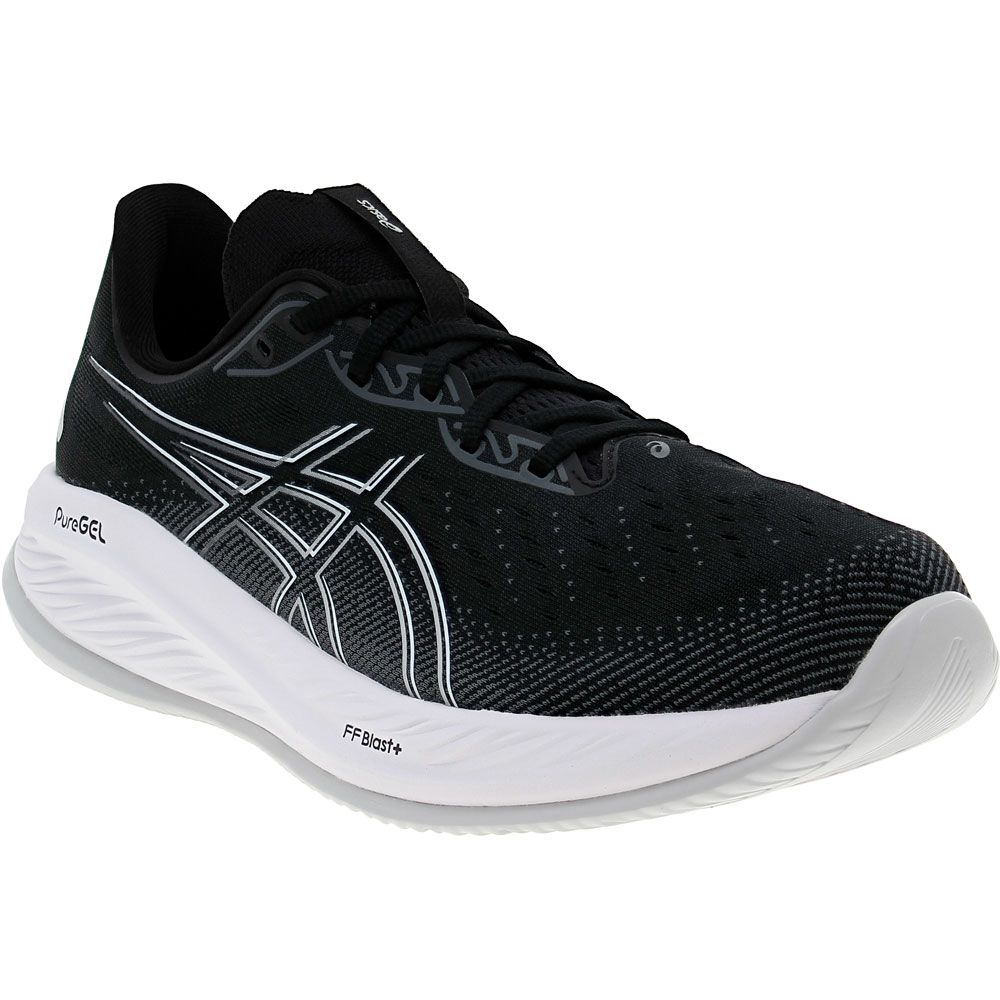 ASICS Gel Cumulus 26 Running Shoes - Mens Black Concrete