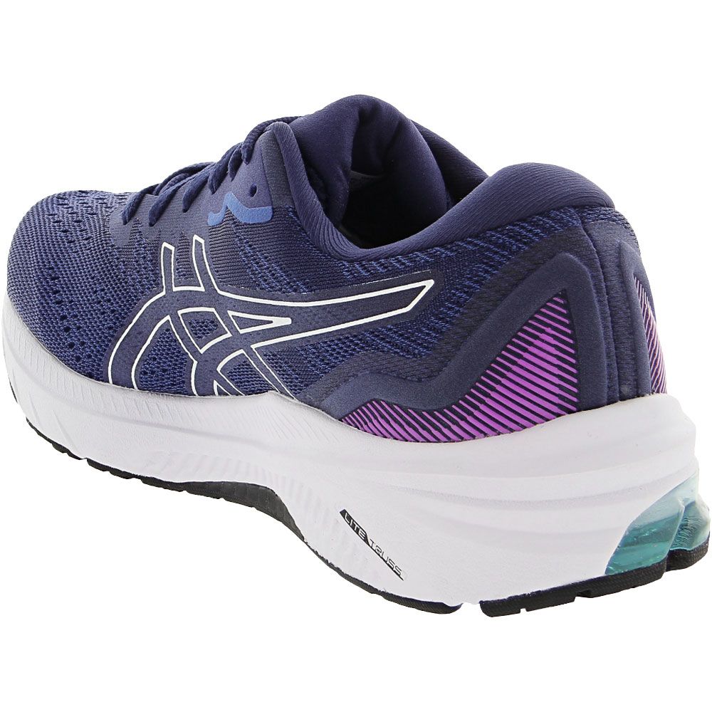 ASICS GT-1000 11 Womens Running Shoes Lapis Blue Soft Sky Back View