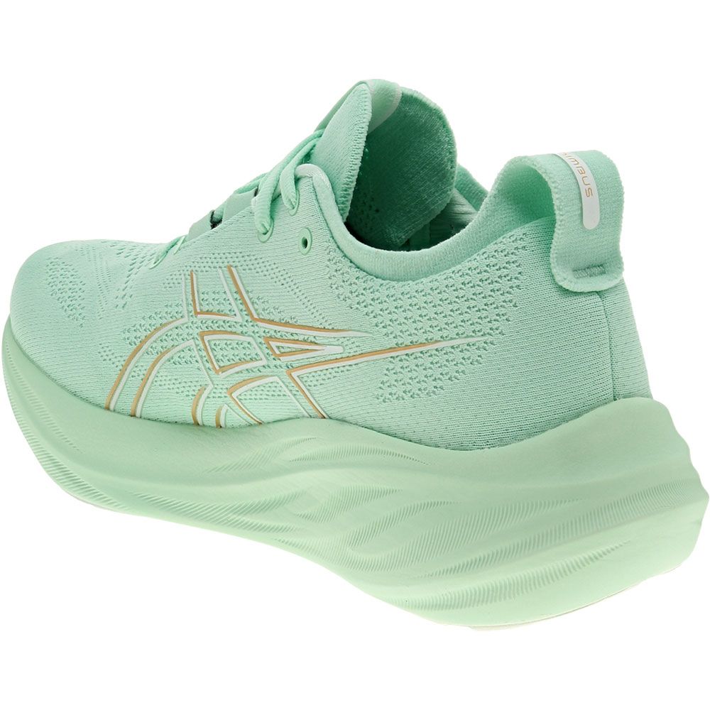 ASICS Gel Nimbus 26 Running Shoes - Womens Mint Tint Back View