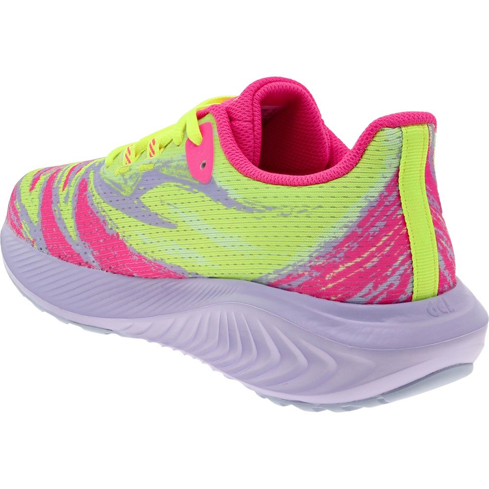 ASICS Gel Noosa 15 Running - Girls Hot Pink Blue Fade Back View