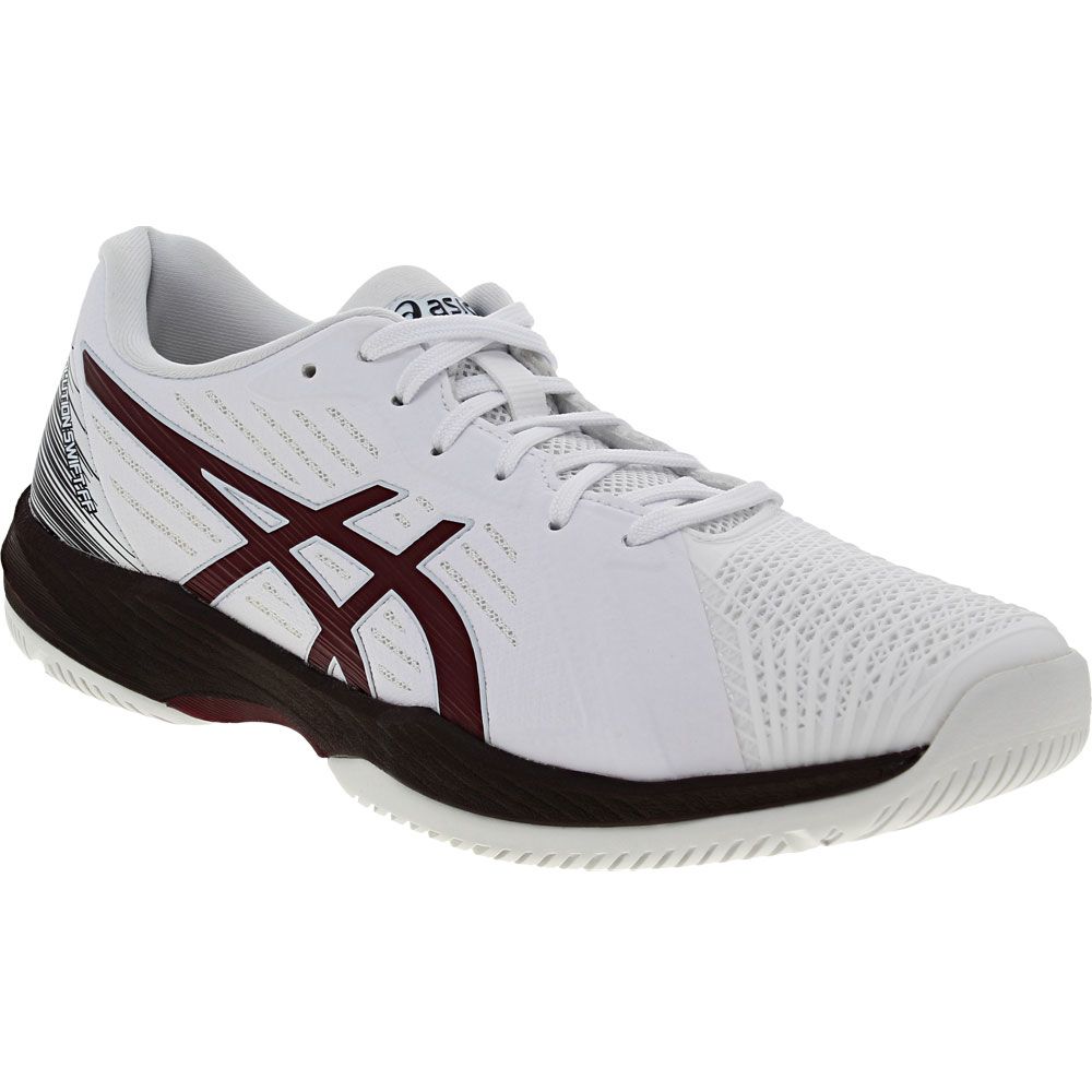 ASICS Solution Swift Ff Tennis Shoes - Mens White Antique Red