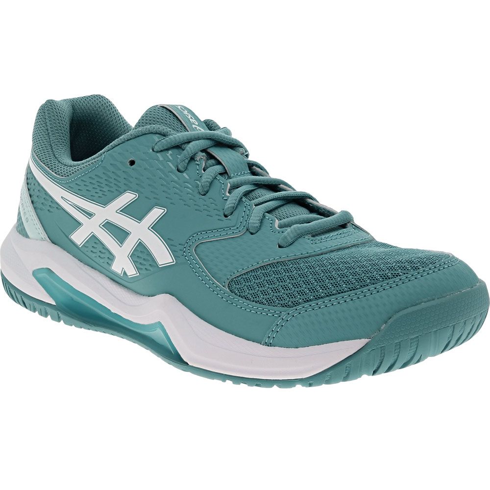 ASICS Gel Dedicate 8 Tennis Shoes - Womens Gris Blue White