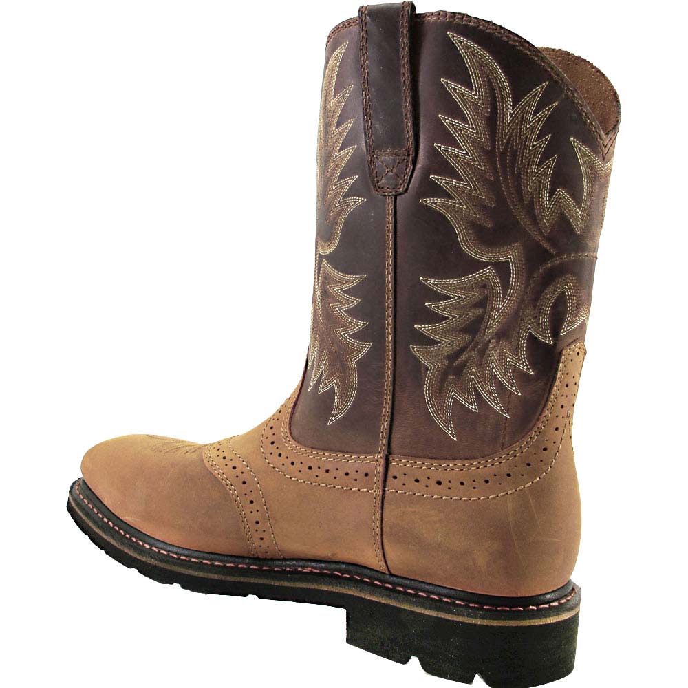 Ariat International, Inc 10010134 Sierra Steel Toe - Mens Brown Back View