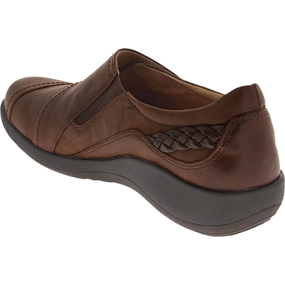 Aetrex Karina Casual Shoes - Womens Brown Back View