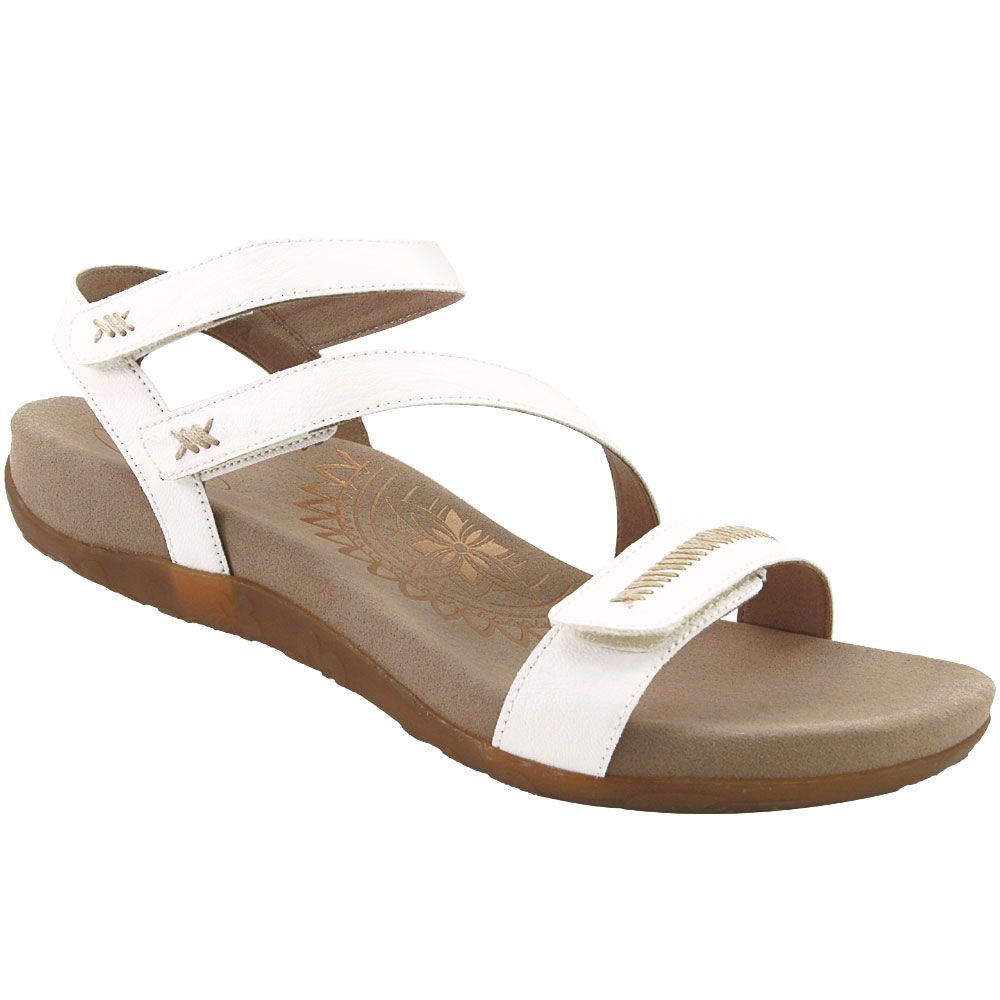 Aetrex Gabby Sandals - Womens White