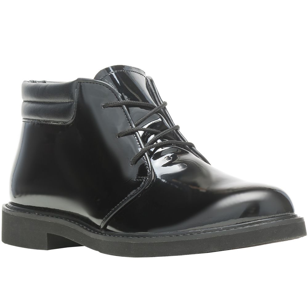 Bates Sentinel Chukka High Gloss Boots - Mens Black Glossy