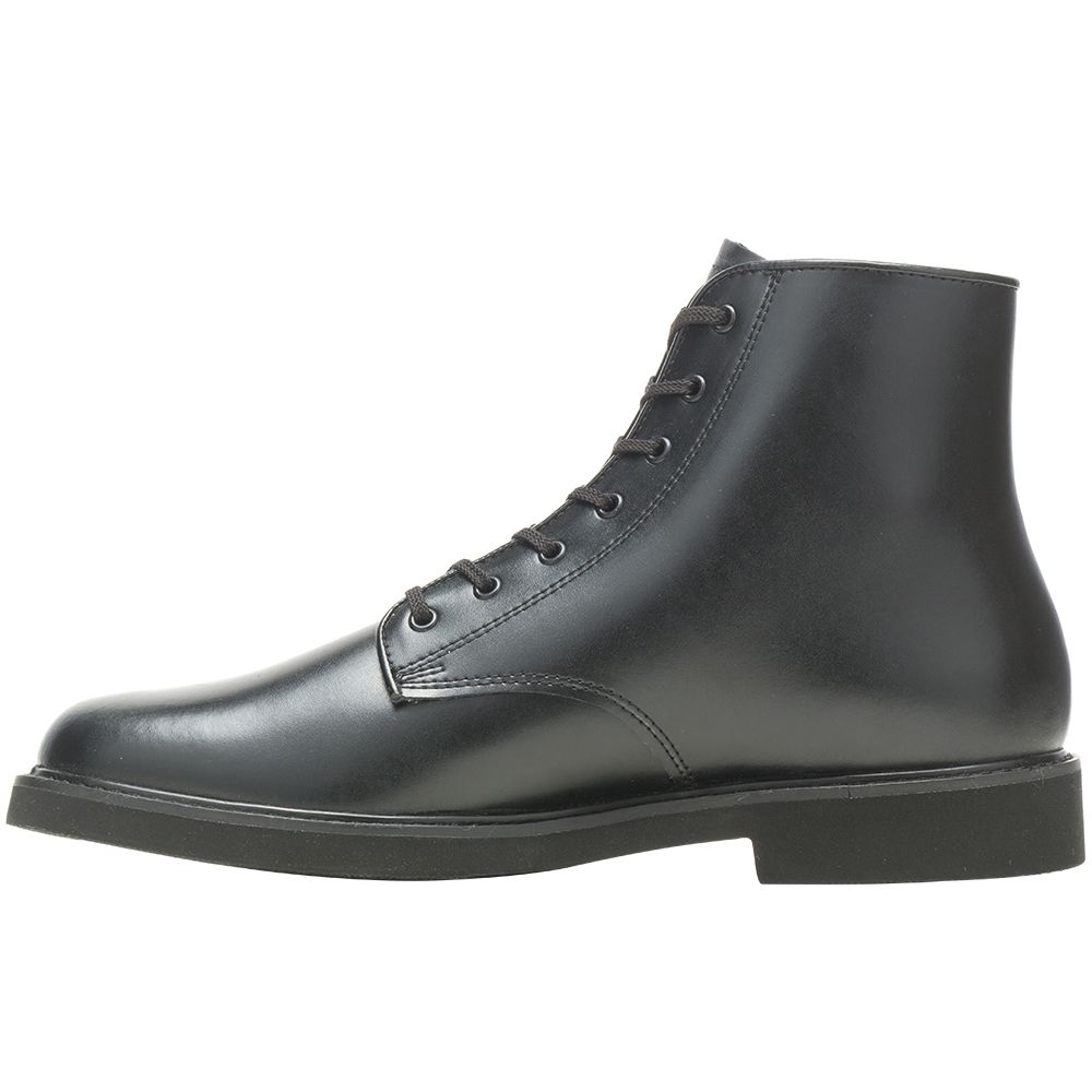 Bates Sentinel Chukka High Shine Boots - Mens Black Back View