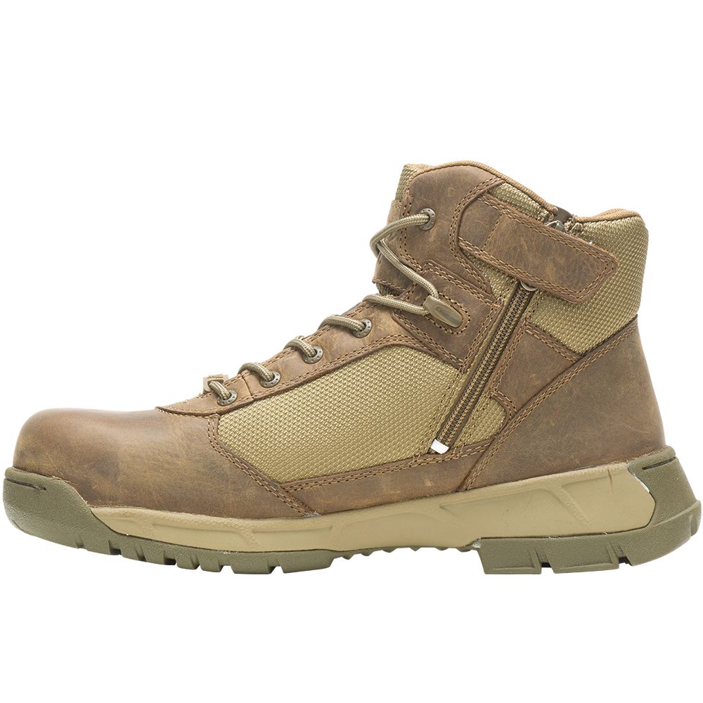 Bates Tactical Sport 2 Mid Zip Composite Toe Work Boots - Mens Coyote Back View