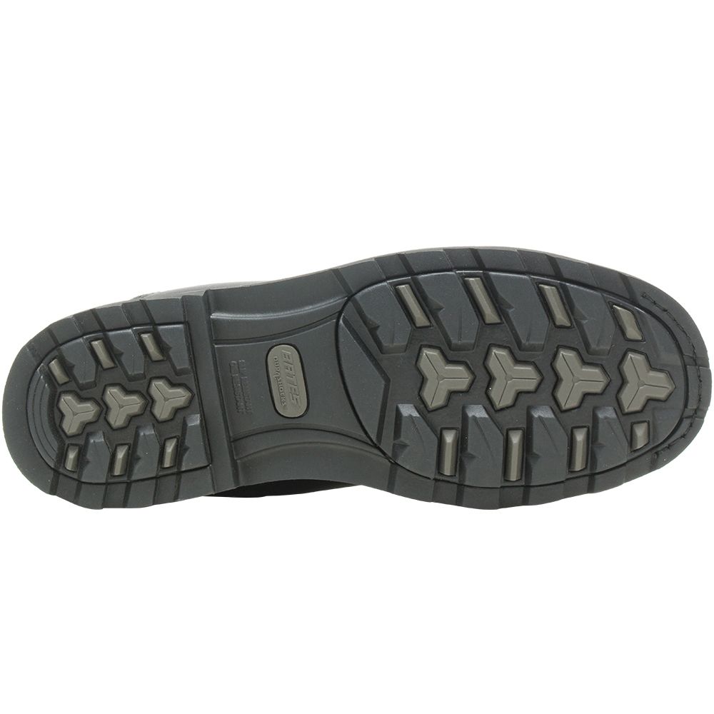 Bates 8" Durashocks Zip Non-Safety Toe Work Boots - Mens Black Sole View