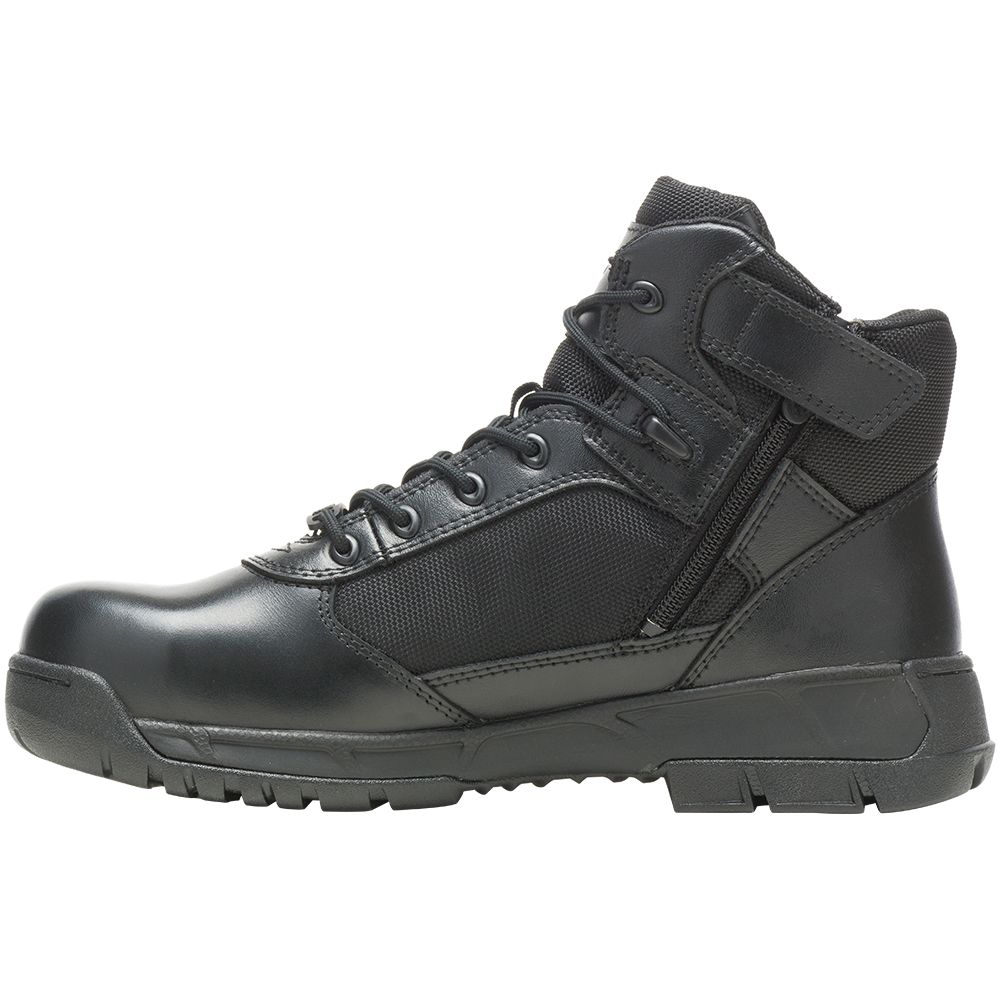 Bates Tactical Sport 2 Mid Side Zip Composite Toe Work Boots - Mens Black Back View